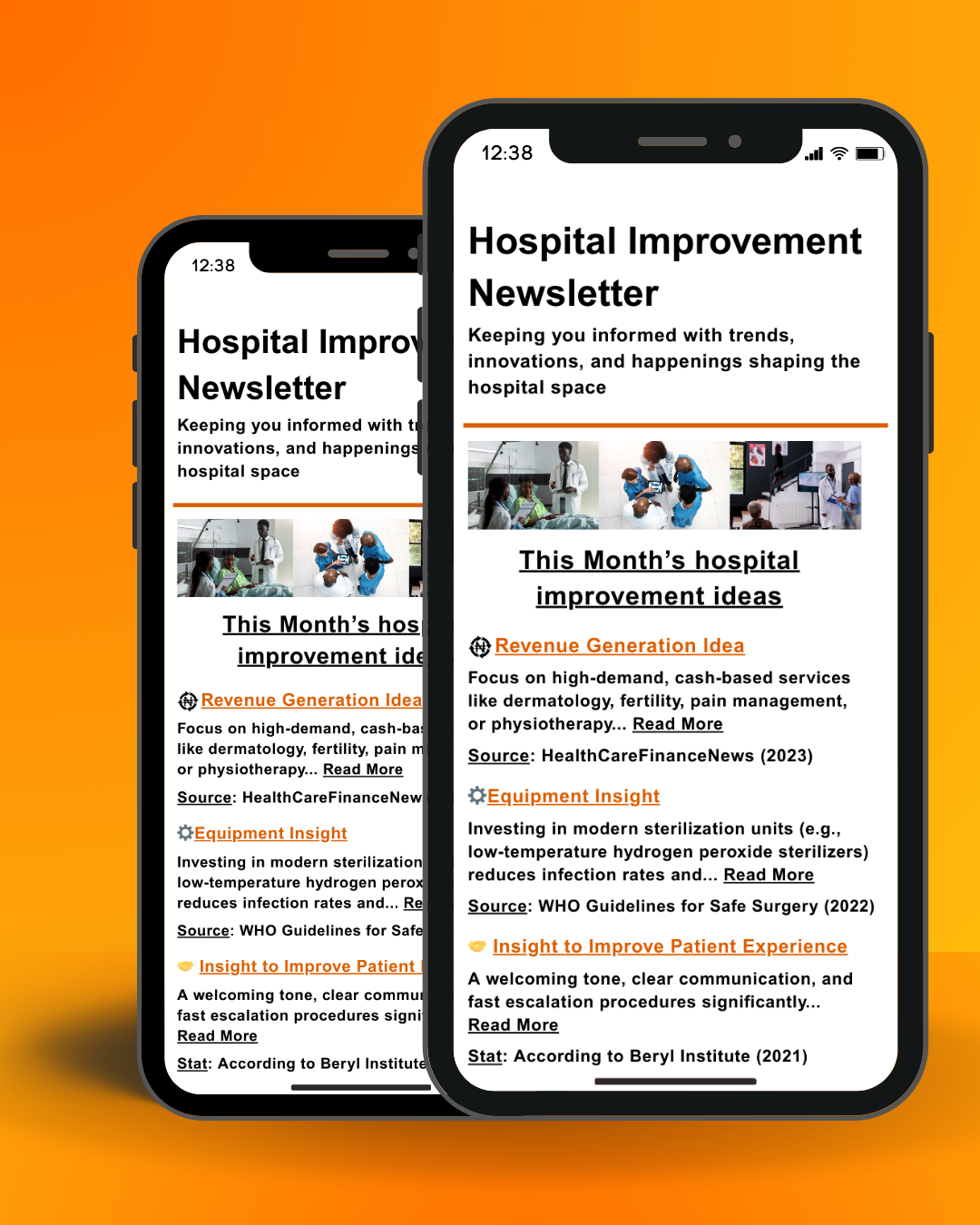 Hospital Improvement Newsletter - Improvement Ideas